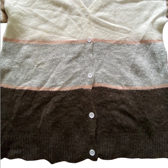 {SHEIN} Drop Shoulder Color Block Cardigan - Picture 3 of 7